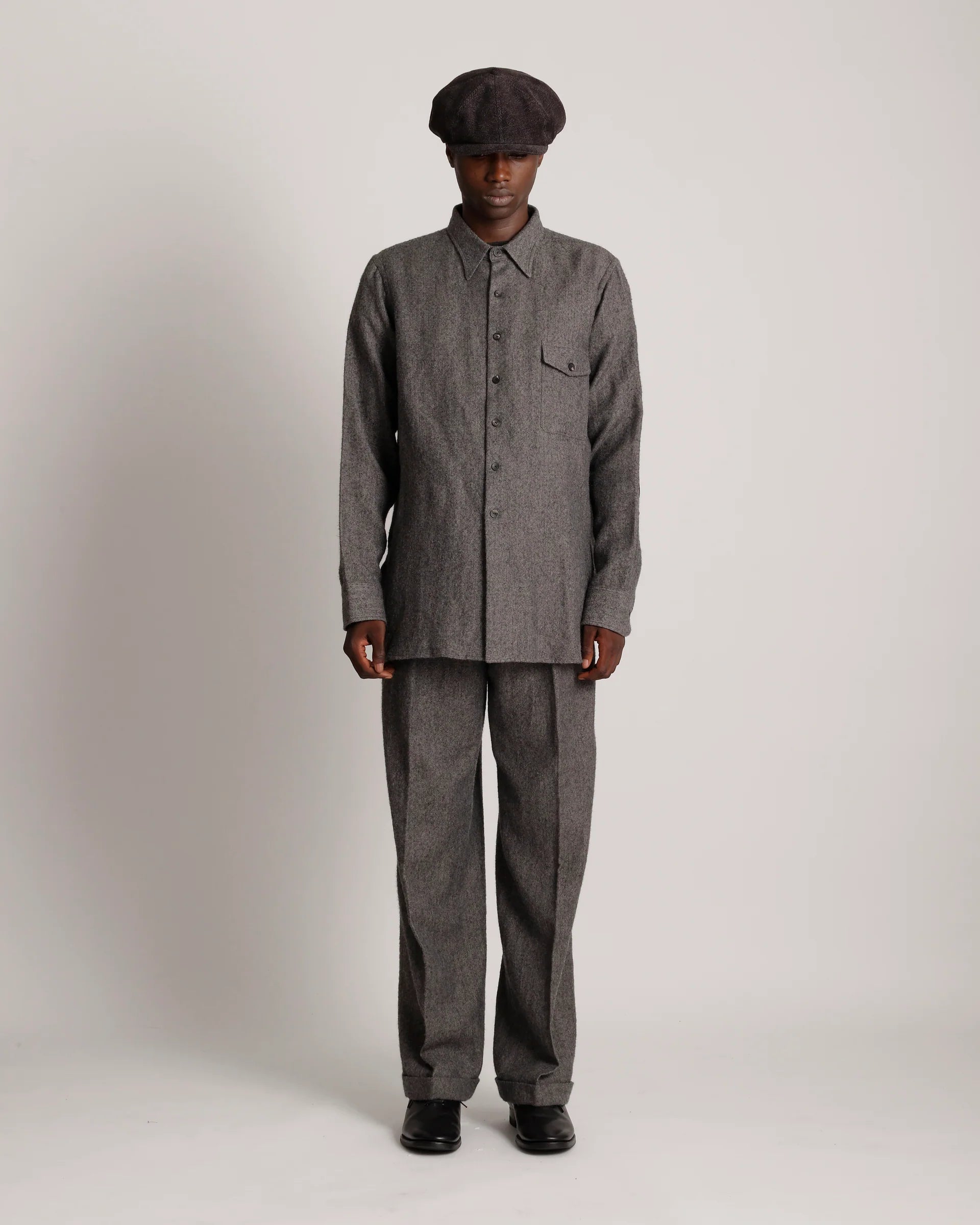 T.T 25AW LOT.116 LONG-POINT COLLAR SPORTS SHIRTS